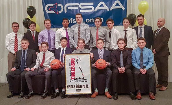 <p>Positive experience -The PECI Senior Basketball Panthers went 1-2 at the OFSAA AAA championships, but held tough in games against two of the top three ranked schools in the province. (Jason Parks/Gazette staff)</p>

