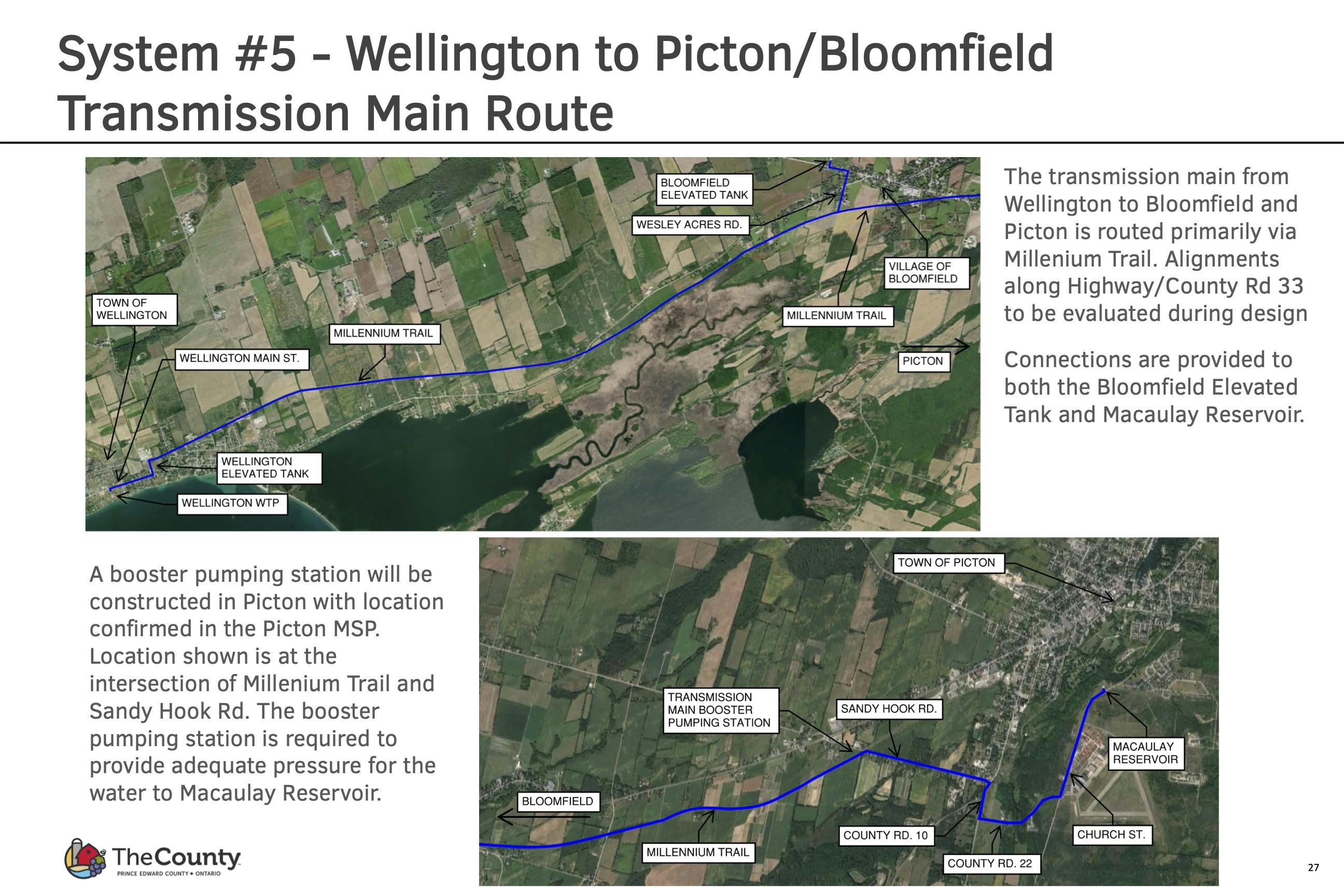 <p>Slide from the Regional Water Supply Servicing Master Plan Public Consultation Centre presentation at Wellington Town Hall April 11, 2024.</p>
